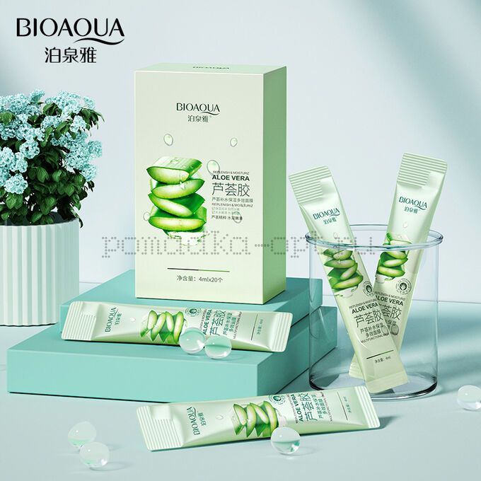 оригинал МАСКА НОЧНАЯ НЕСМЫВАЕМАЯ ДЛЯ ЛИЦА BIOAQUA ALOE VERA