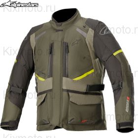 Мотокуртка Alpinestars Andes V3 Drystar, Темно-зеленая с черным