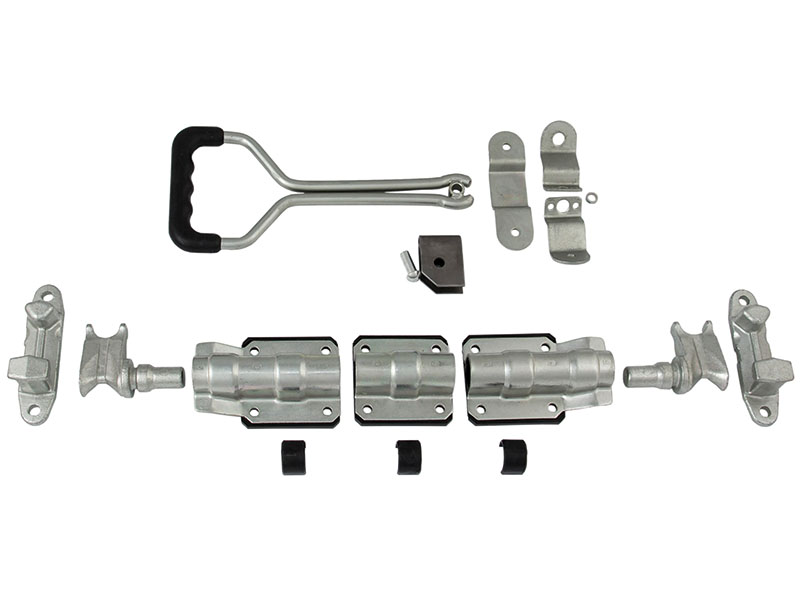 Запор штанговый (нержавеющая сталь) под трубу 27 мм ручка Прутковая (Арт.: 9013SS)