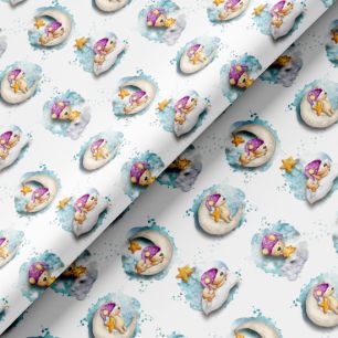 Хлопок Перкаль - Спящие медвежата 50х37 limit