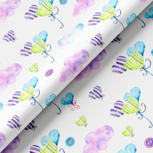 Хлопок Перкаль - Сказочные воздушные шары 50х37 limit