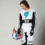 Shift Black Label UV White/Ultraviolet джерси и штаны для мотокросса