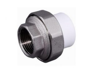 Американка  25х1/2"  ВН  AQUAGID/EVER® plast БЕЛЫЙ