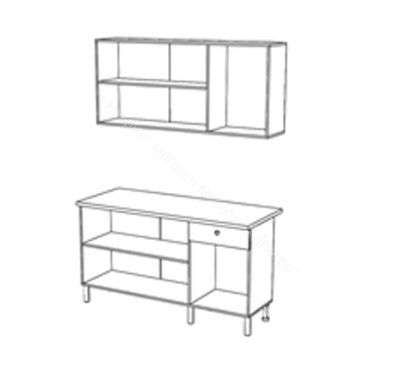 Кухонный гарнитур "Point" 1500 Белый