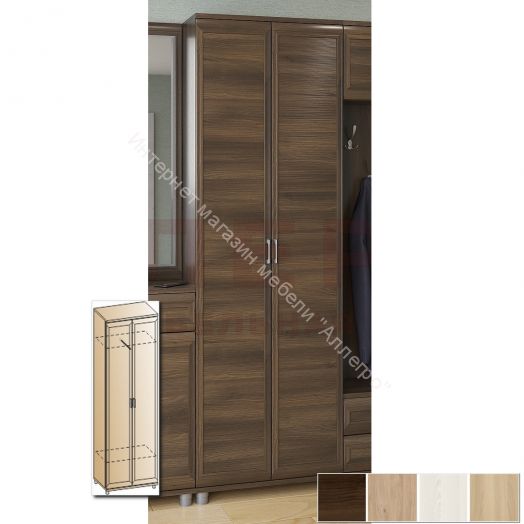 Шкаф ШК-2834 для одежды и белья Мелисса