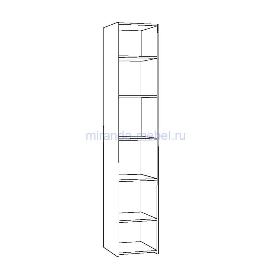 Амели Шкаф комбинированный 08.49