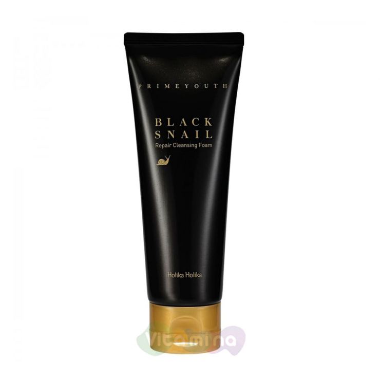 Holika Holika Восстанавливающая пенка с муцином черной улитки Prime Youth Black Snail Cleansing Foam