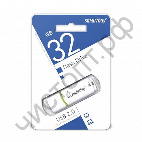 флэш-карта Smartbuy 32GB Crown White