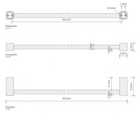 Держатель для полотенца Decor Walther CO HTE 05602 схема 5