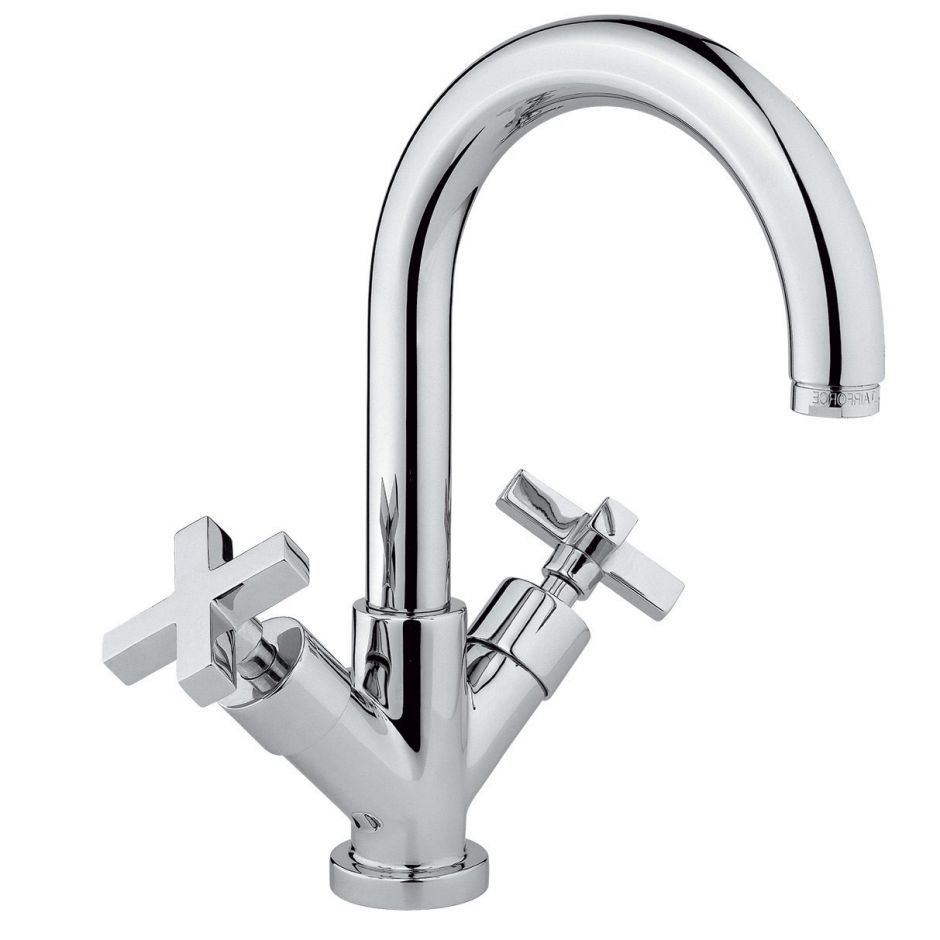 Изображение Смеситель с декорированными вентилями для раковины Nicolazzi 2236