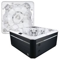 Бассейн с 35 форсунками Hydropool Self Cleaning 695 Gold 213х213 схема 8