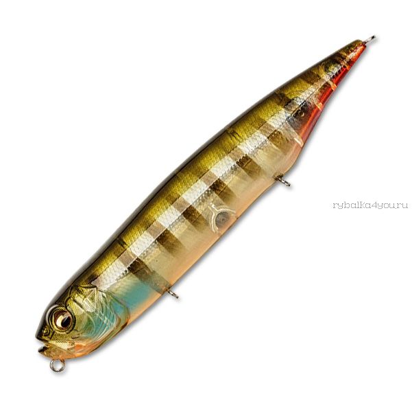 Воблер Megabass Dog-X Diamante Silent 120 120 мм / 21,2 гр / цвет: Biwako Clear Gill