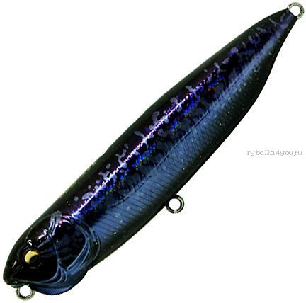 Воблер Megabass Dog-X Speed Slide 87 мм / 10,6 гр /  цвет: GLX Cosmic Black Bass (JP)