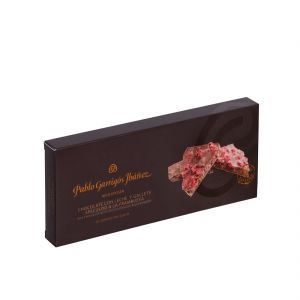 Молочный шоколад с малиновыми хлопьями Pablo Garrigos Delicatessen Chocolate Leche Galleta speculoo Frambuesa 200 г - Испания