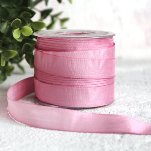 Шелковая лента MAJESTIK сухая роза №121, 13 мм., искусственная