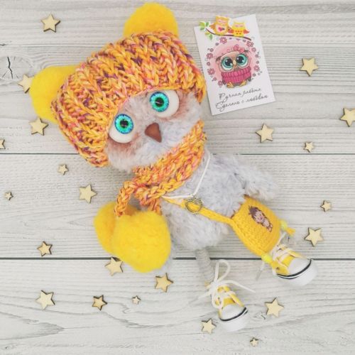 [Игрушки] Мастер-класс «Совушка в кедах» (Екатерина Шустрова)