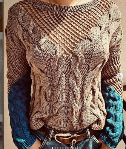 [Вязание] Джемпер по мотивам «Кучинелли» (opferina)