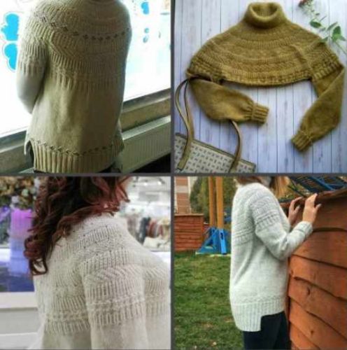 [Вязание] Свитер Осенний лес (Татьяна Гобрусева)