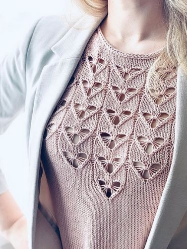 [Вязание] Топ «Sweet Heart» (knittorine)