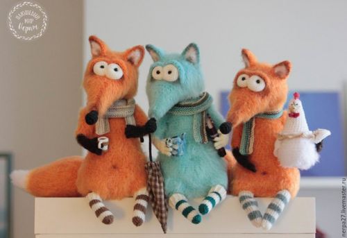 Мастер-класс по вязанию лиса Макса (Наталья Бердникова)