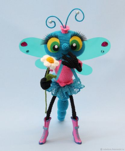 Мастер-класс по вязанию 'Стрекоза' (крючок) (Елена Белова)