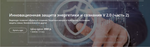 Инновационная защита энергетики и сознания V 2.0 (часть 2)(Александр Панфилов)