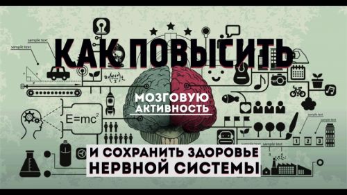 Как повысить мозговую активность и сохранить здоровье нервной системы (Эрнест Мелкумянц)