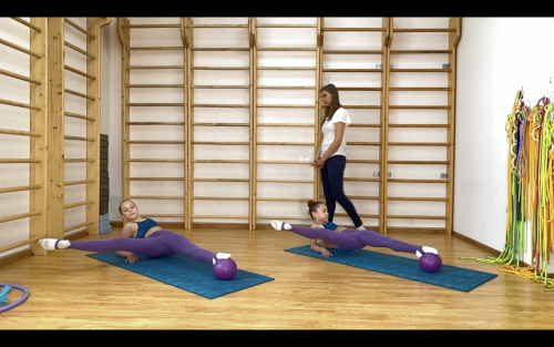 Упражнения для укрепления осанки и развития устои?чивости (Инна Яромова)