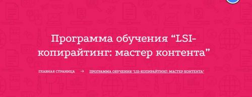 LSI-копирайтинг мастер контента: все о создании статей для ТОП (Петр Панда)