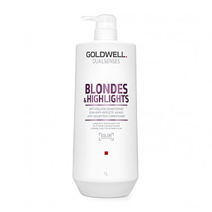 Goldwell Dualsenses Blondes And Highlights Anti-Yellow Conditioner – Кондиционер против желтизны для осветленных волос 1000 мл