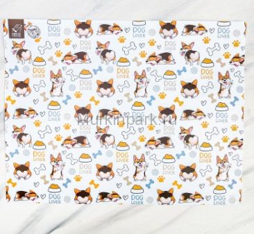 Коврик под миску Dog lover 43х56 см