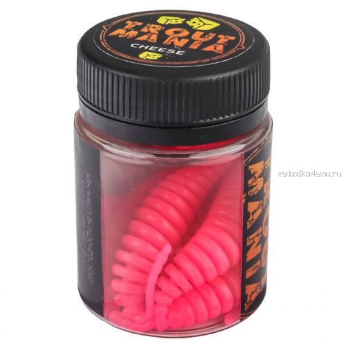 Мягкие приманки Trixbait Trout Mania Shishka 2,8" 70 мм / упаковка 6 шт / цвет: 007 Malina (Cheese)