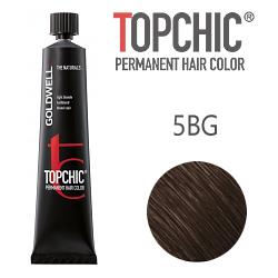 Goldwell Topchic 5BG - Стойкая краска для волос - Светлый коричневый бежевый золотистый 60 мл.