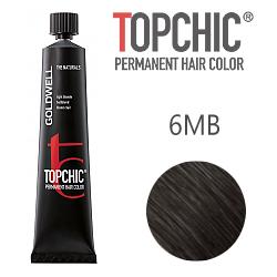 Goldwell Topchic 6MB - Стойкая краска для волос - Темный русый матовый 60 мл.