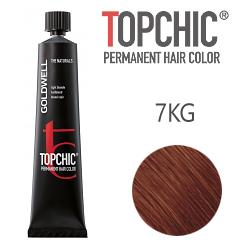 Goldwell Topchic 7KG - Стойкая краска для волос - Медный золотистый блондин 60 мл.