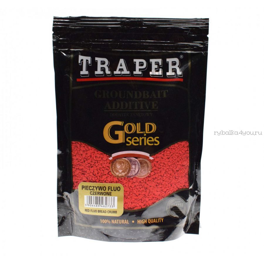 Сухарь TRAPER Red fluo bread crumb красный флюо 400гр