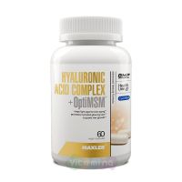 MAXLER Гиалуроновая кислота + МСМ Hyaluronic Acid + Opti MSM, 60 капсул
