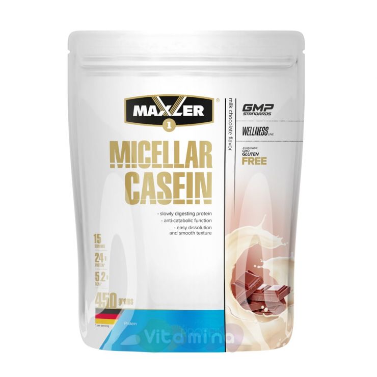 MAXLER Мицеллярный Казеин Micellar Casein, 450 г