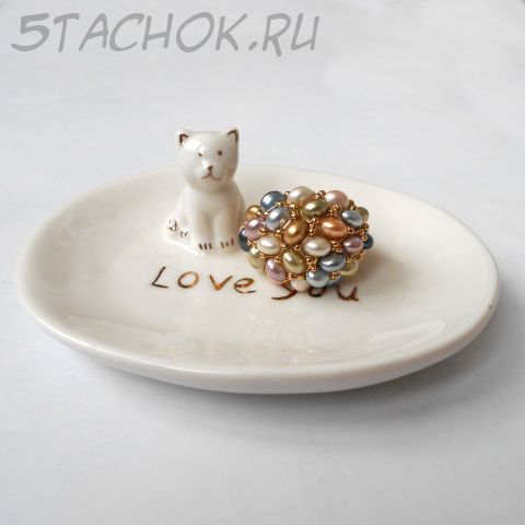 Кольцо для коктейля от KJL  (Kenneth Jay Lane) США-Китай