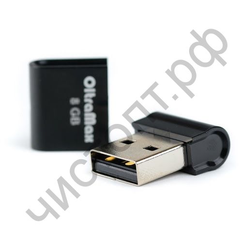 флэш-карта OltraMax 8GB 70 чёрный мини брелок