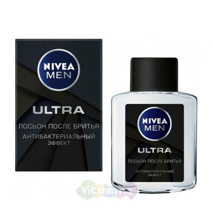 Nivea Men Лосьон после бритья Ultra антибактериальный, 100 мл