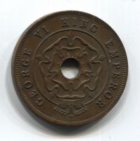 1 пенни 1943 Южная Родезия