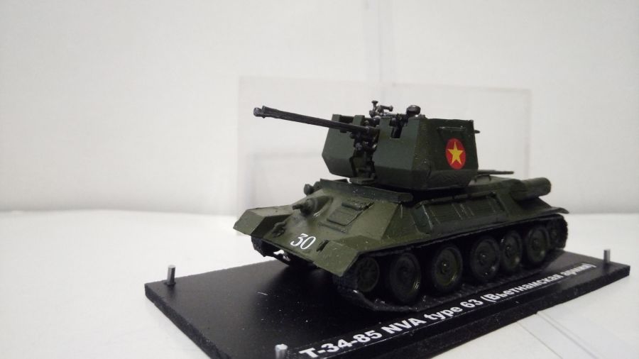 Вьетнамская САУ Т-34-85 NVA Type 63  (1/72)