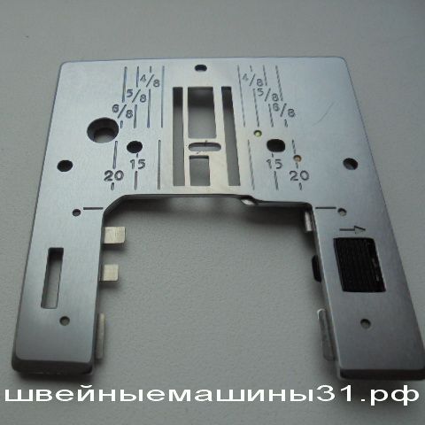 Игольная пластина после ремонта для JANOME SE 518, 522, JEM GOLD  и др.(старая модификация)     Цена :  руб.