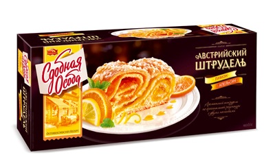 Пирог Сдобная Особа Австрийский штрудель апельсин 0.4 кг