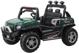 Джип детский электромобиль 4 WD DLS02 (12V, колесо пластик) зелёный