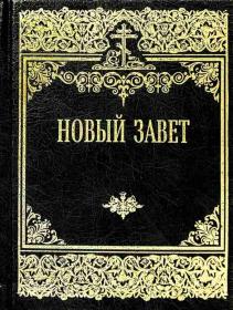 Новый Завет (с сылками и примечаниями, золотое тиснение)