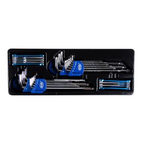 ACK-384008 Набор шестигранных и Torx ключей 4 комплекта в ложементе Licota
