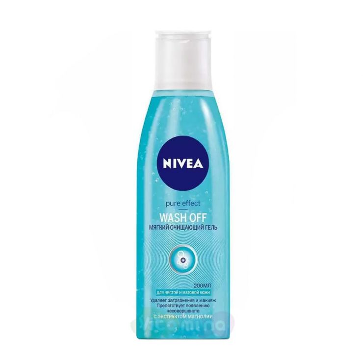 Nivea Young Гель мягкий очищающий Pure Effect, 200 мл