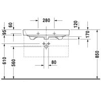 Duravit Happy D.2 231880, схема 2